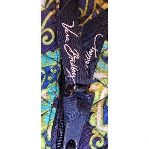 Vera Bradley Messenger Rythm & Blues Pattern Laptop Attache Convertible Strap - Picture 11 of 13
